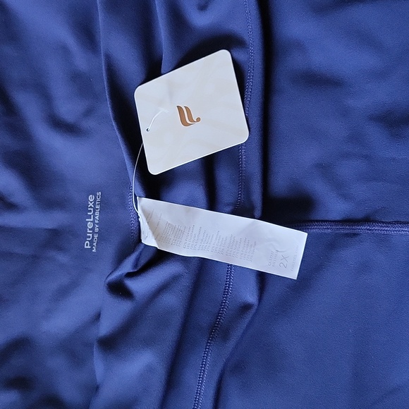 Fabletics Oasis High Waisted Yoga Pants 7/8 Length 2X in Abyss - Picture 3 of 4